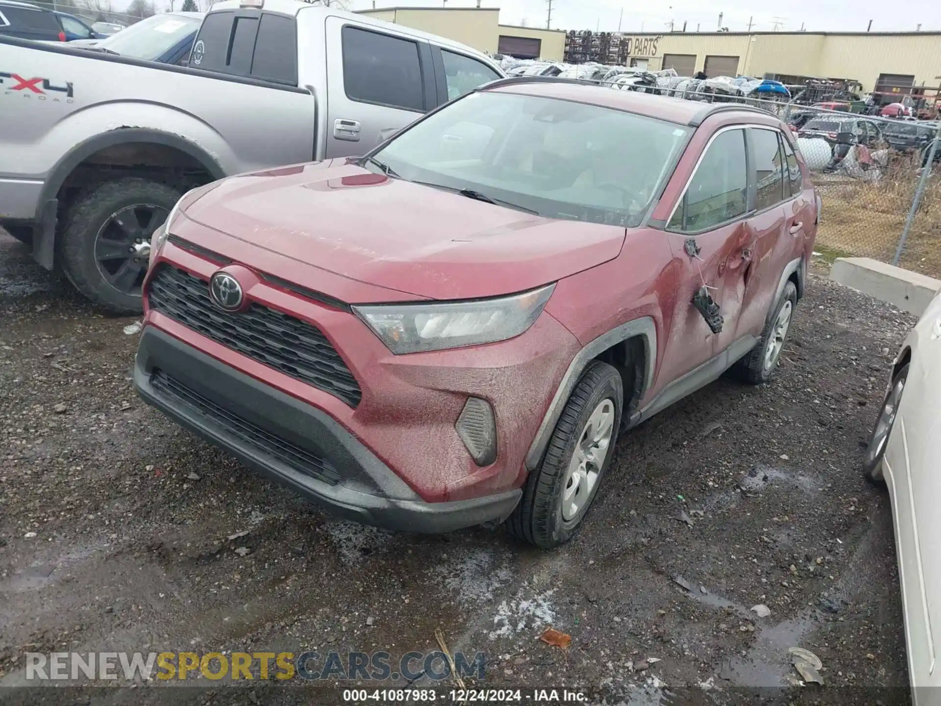 2 Photograph of a damaged car 2T3F1RFV4KC001618 TOYOTA RAV4 2019