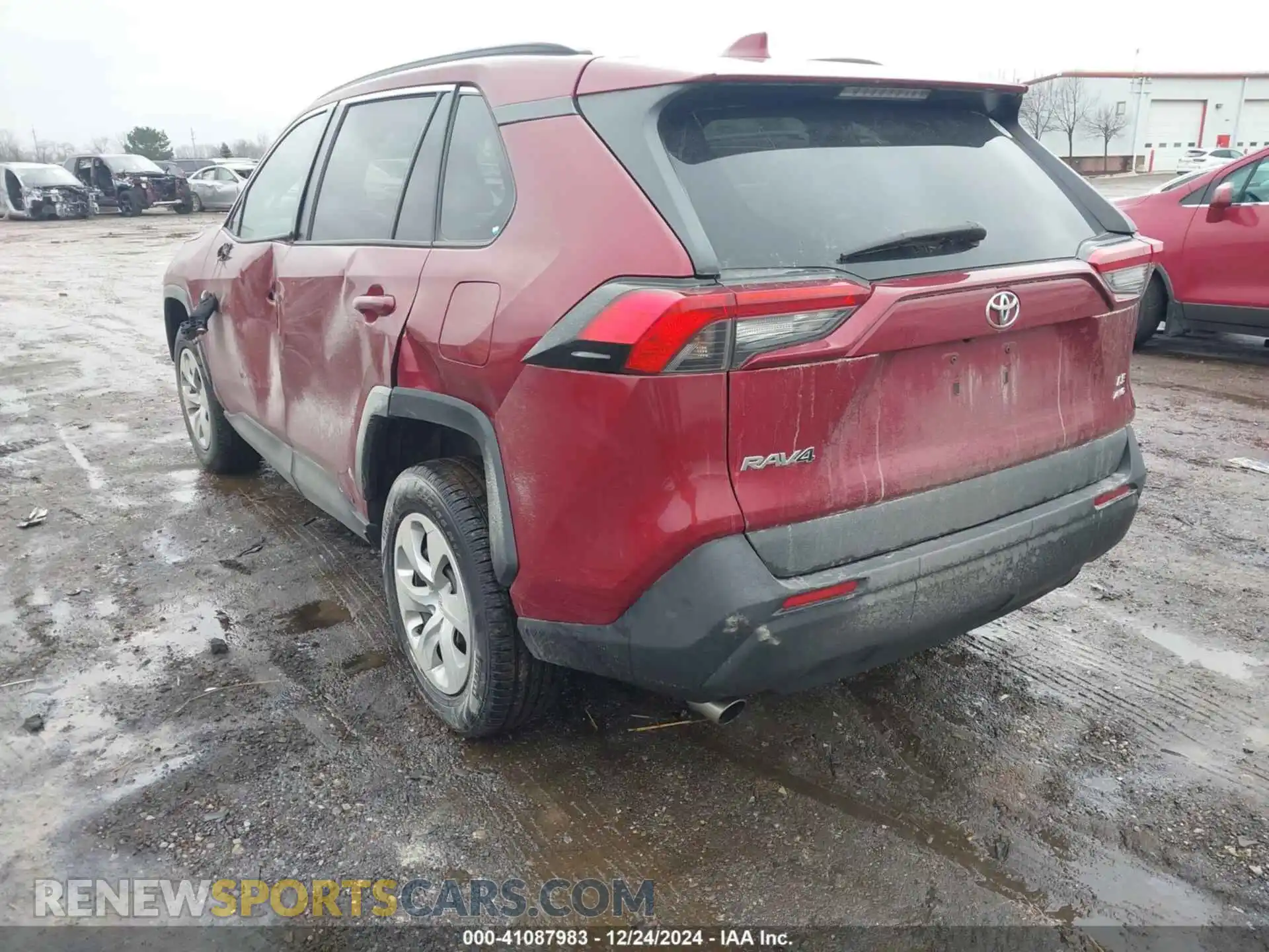 3 Photograph of a damaged car 2T3F1RFV4KC001618 TOYOTA RAV4 2019