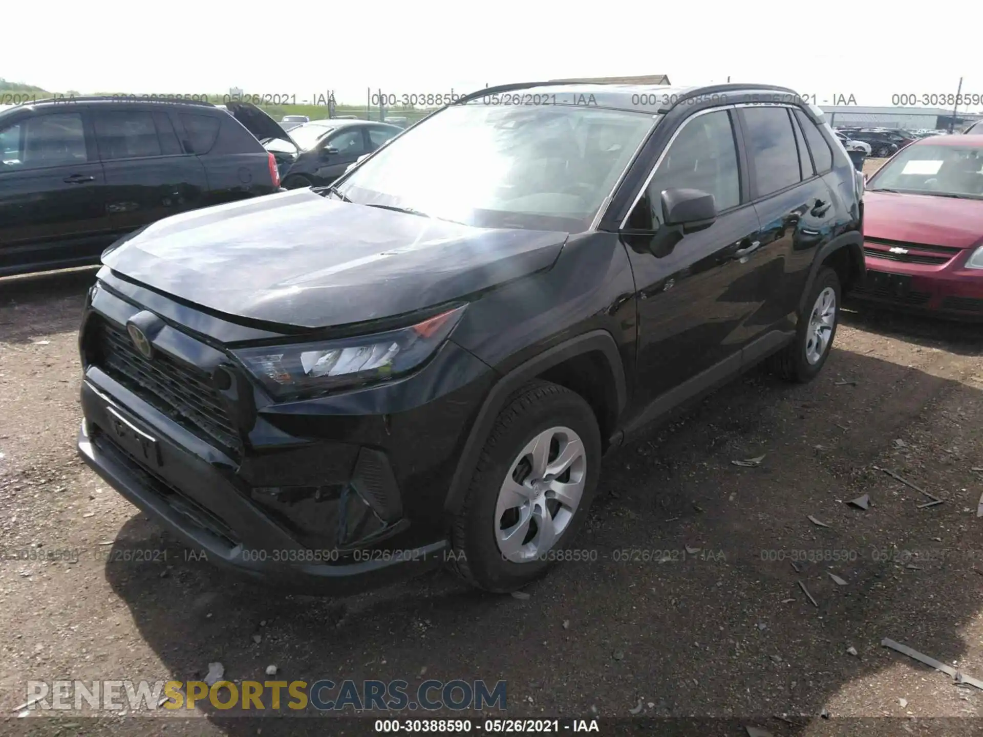 2 Photograph of a damaged car 2T3F1RFV4KW066967 TOYOTA RAV4 2019