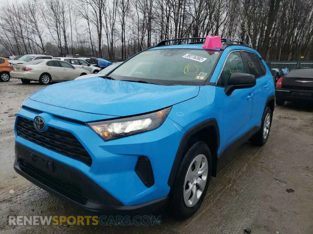 2 Фотография поврежденного автомобиля 2T3F1RFV5KC044963 TOYOTA RAV4 2019