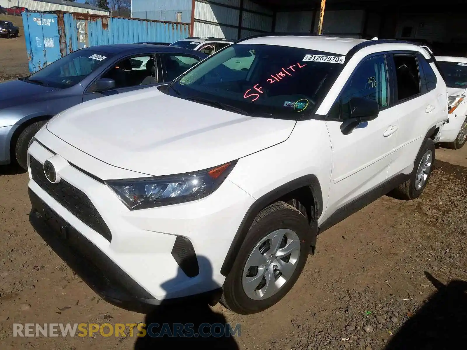 2 Photograph of a damaged car 2T3F1RFV5KC052805 TOYOTA RAV4 2019