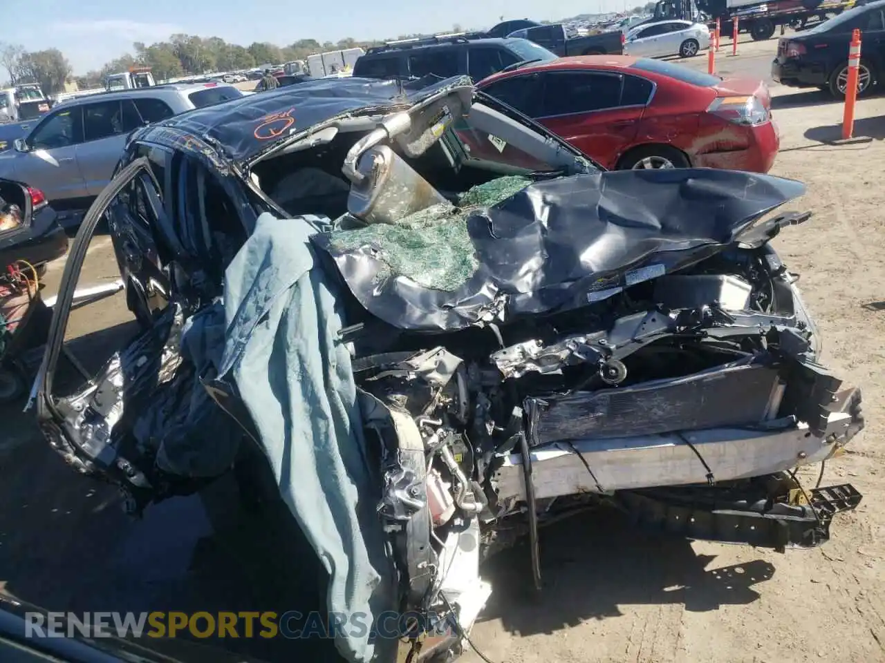 1 Photograph of a damaged car 2T3F1RFV6KC010191 TOYOTA RAV4 2019