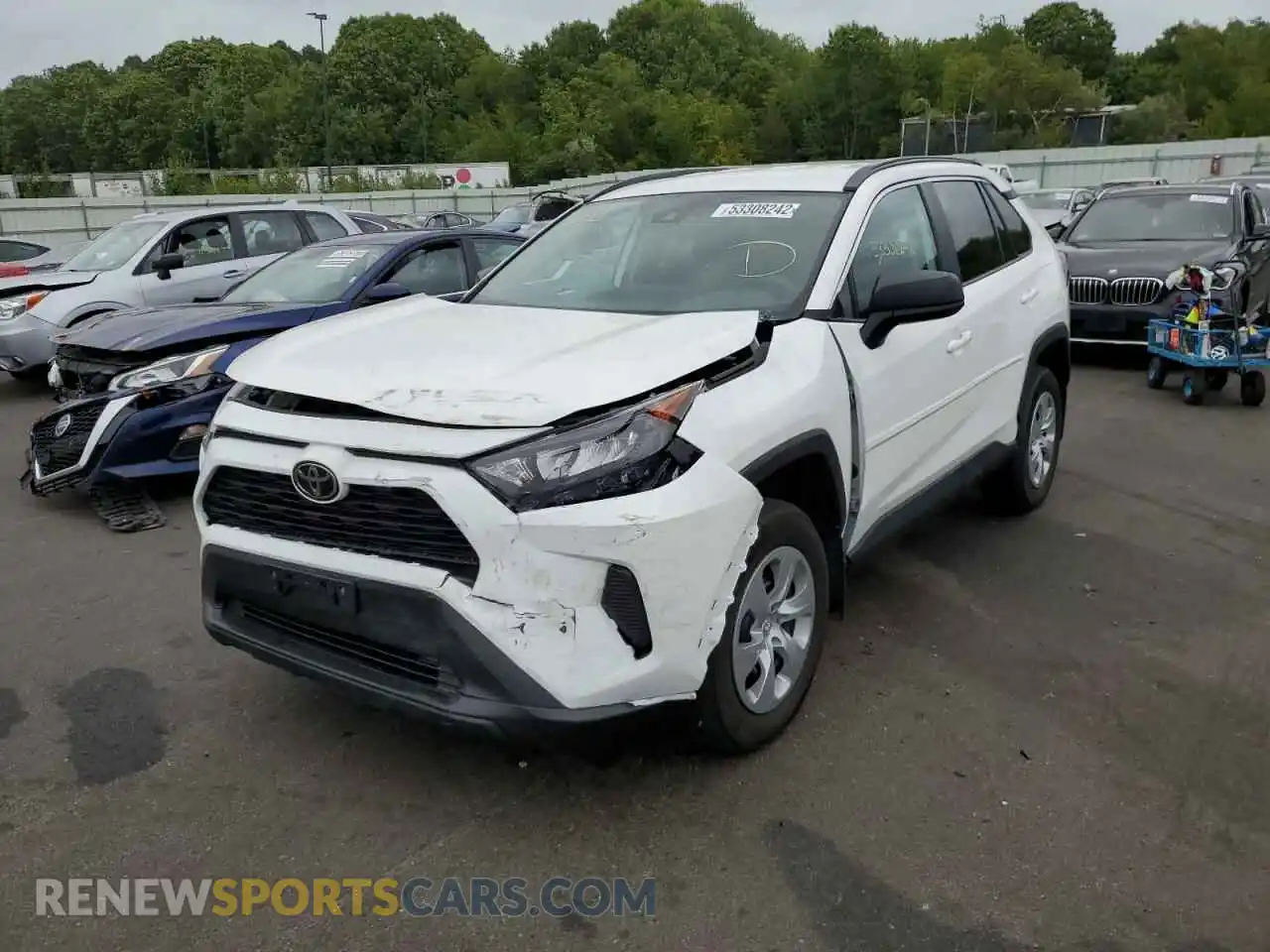 2 Photograph of a damaged car 2T3F1RFV7KC015917 TOYOTA RAV4 2019