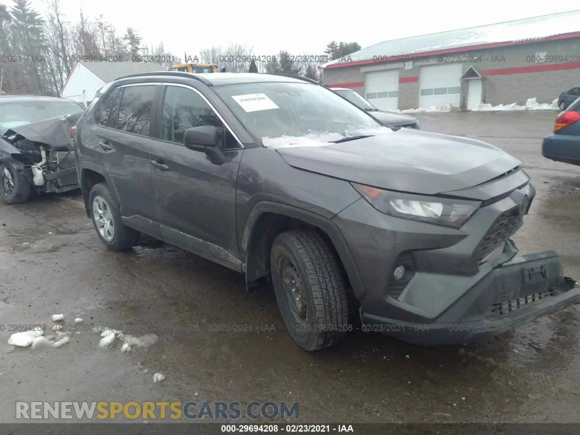 1 Photograph of a damaged car 2T3F1RFV7KC059609 TOYOTA RAV4 2019