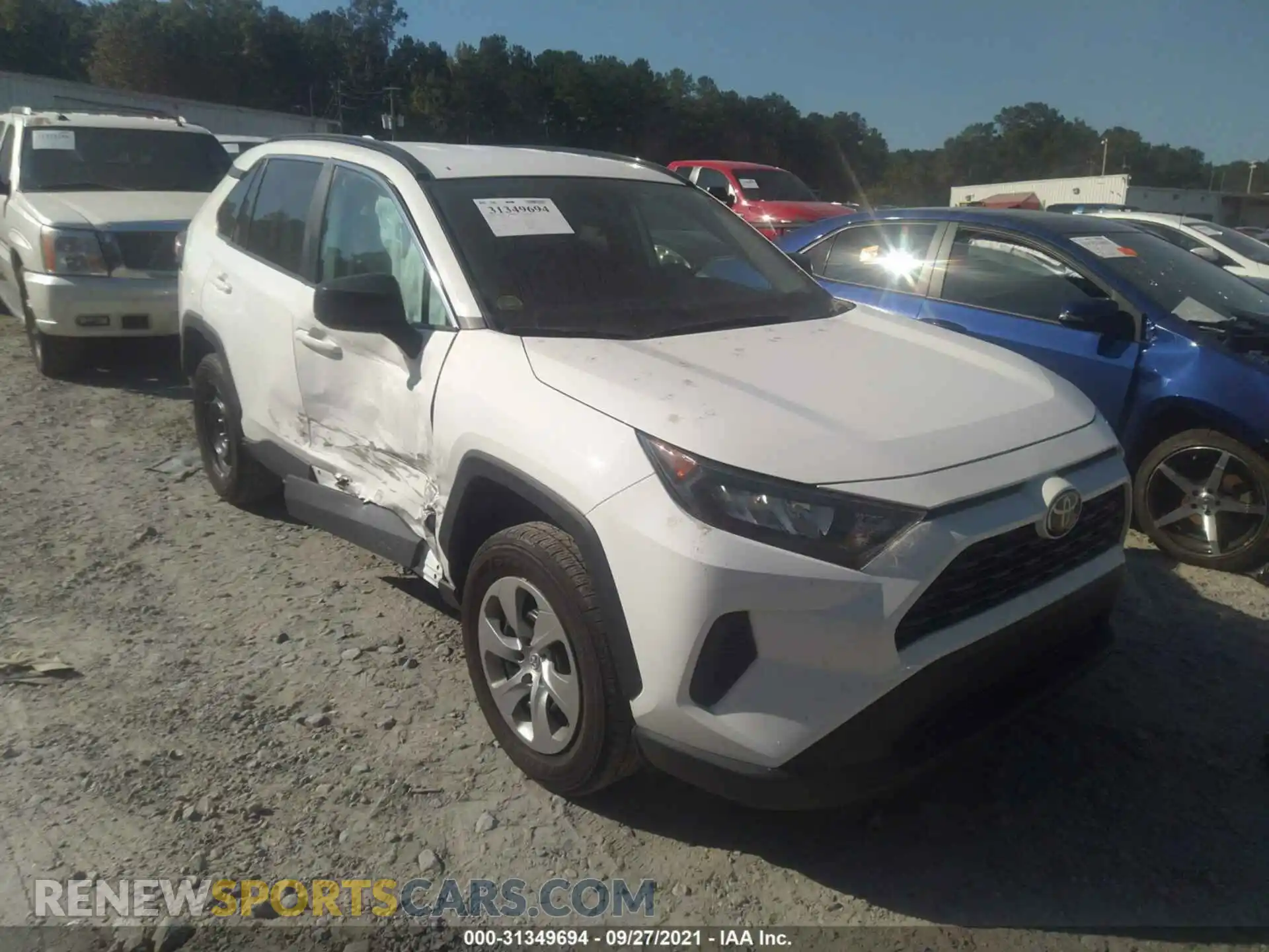 1 Photograph of a damaged car 2T3F1RFV8KC023945 TOYOTA RAV4 2019