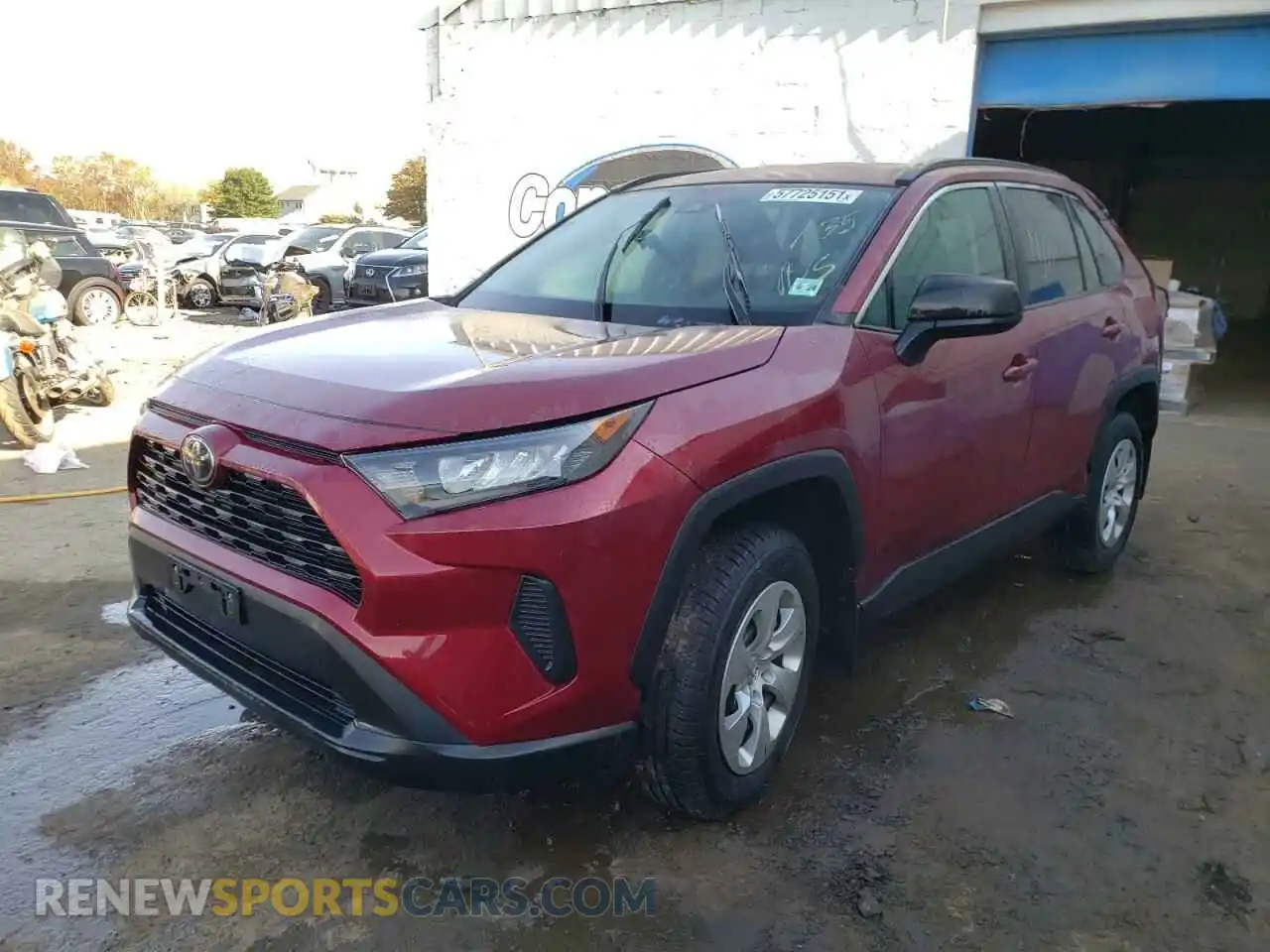 2 fotografías del automóvil dañado 2T3F1RFV8KW062811 TOYOTA RAV4 2019
