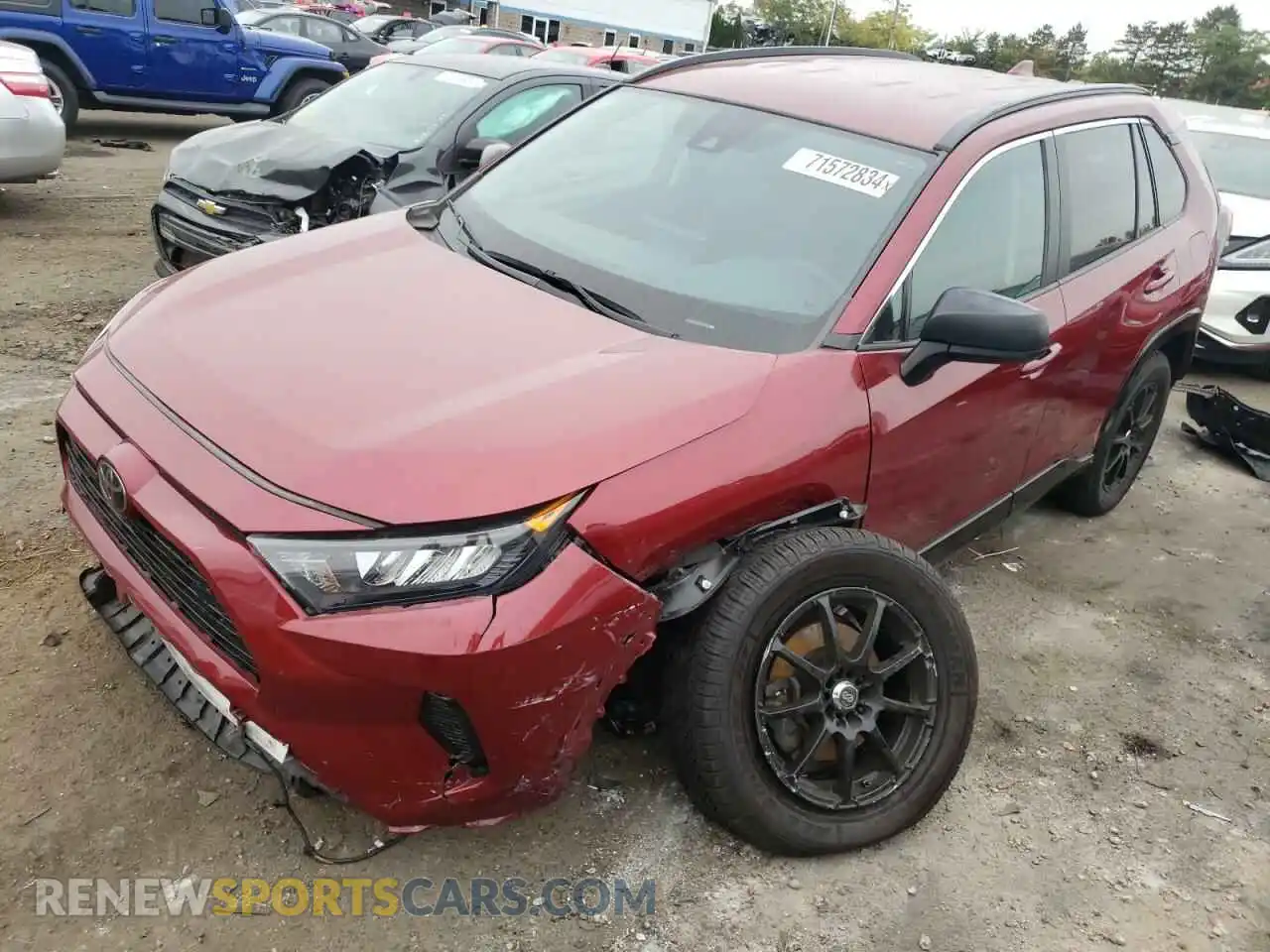 1 Фотография поврежденного автомобиля 2T3F1RFV9KC043461 TOYOTA RAV4 2019