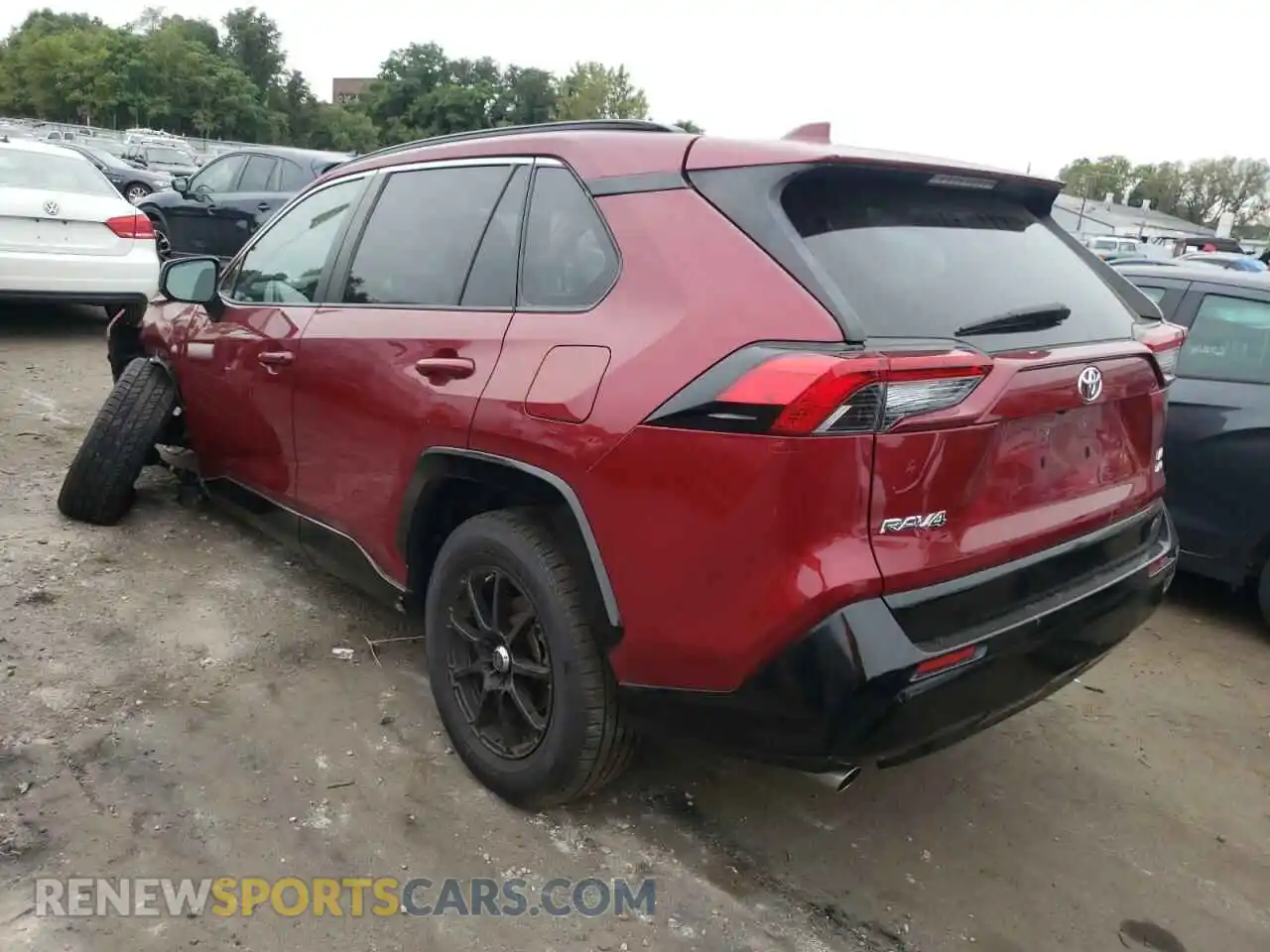2 Фотография поврежденного автомобиля 2T3F1RFV9KC043461 TOYOTA RAV4 2019