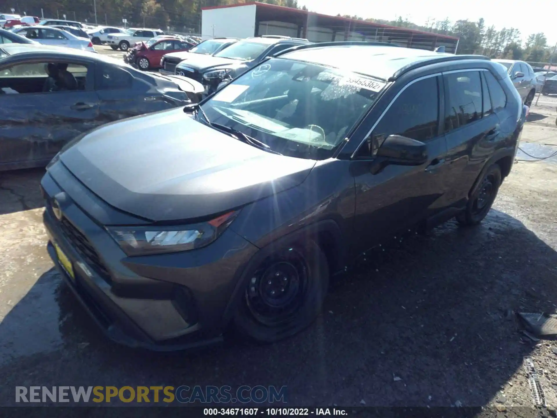2 fotografías del automóvil dañado 2T3F1RFV9KW035794 TOYOTA RAV4 2019