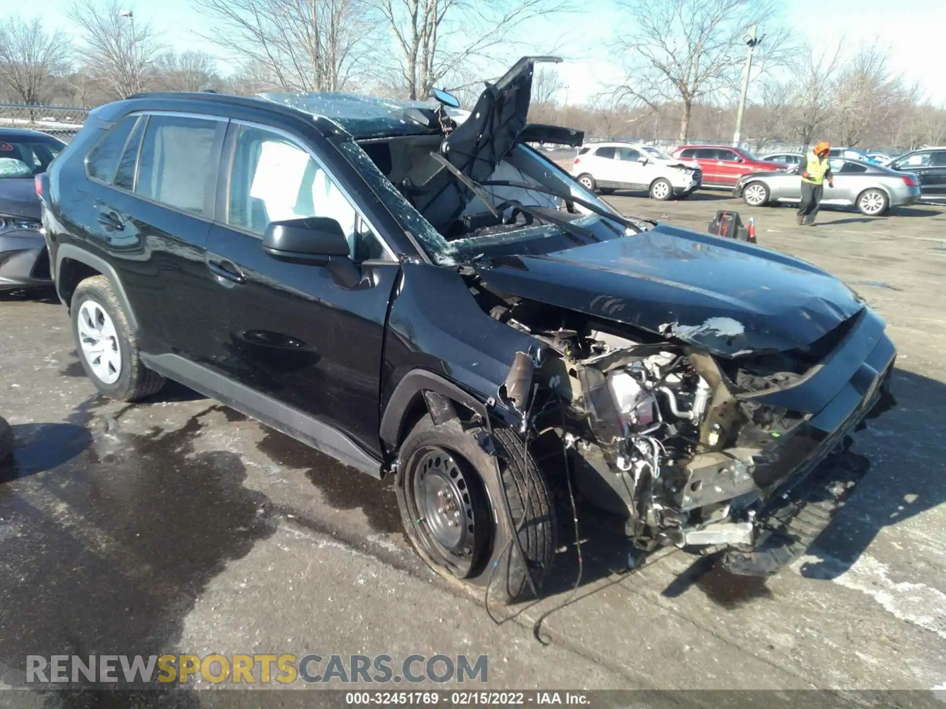 1 Photograph of a damaged car 2T3F1RFVXKC032016 TOYOTA RAV4 2019
