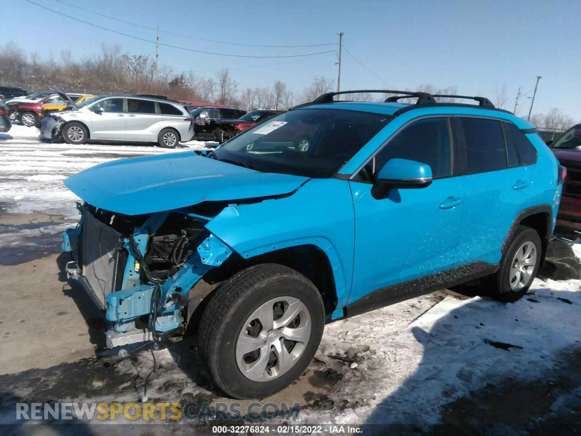 2 Photograph of a damaged car 2T3G1RFV0KC022440 TOYOTA RAV4 2019