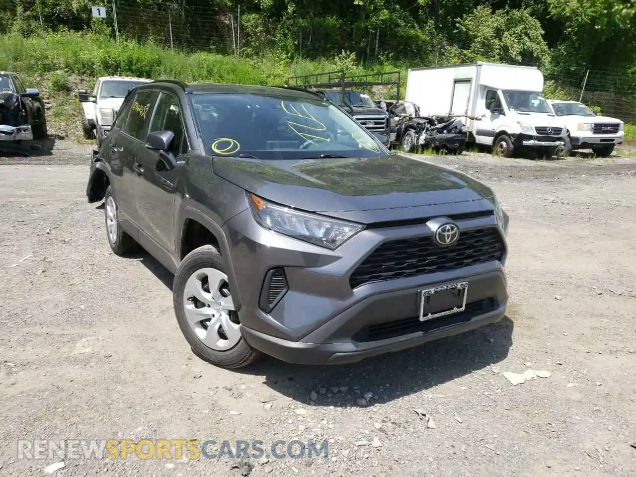 1 Photograph of a damaged car 2T3G1RFV1KC036718 TOYOTA RAV4 2019