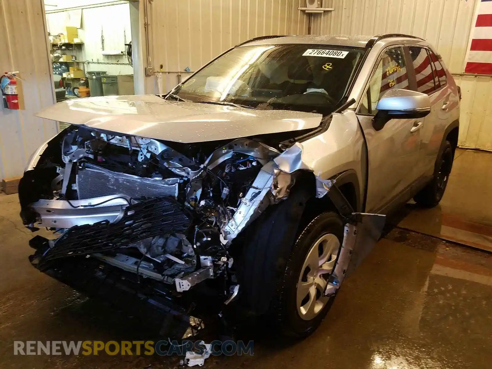 2 Photograph of a damaged car 2T3G1RFV2KW078099 TOYOTA RAV4 2019