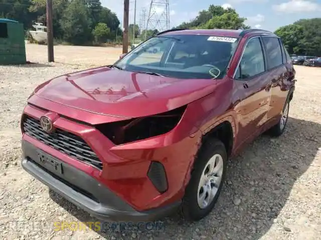 2 Photograph of a damaged car 2T3G1RFV6KW037314 TOYOTA RAV4 2019