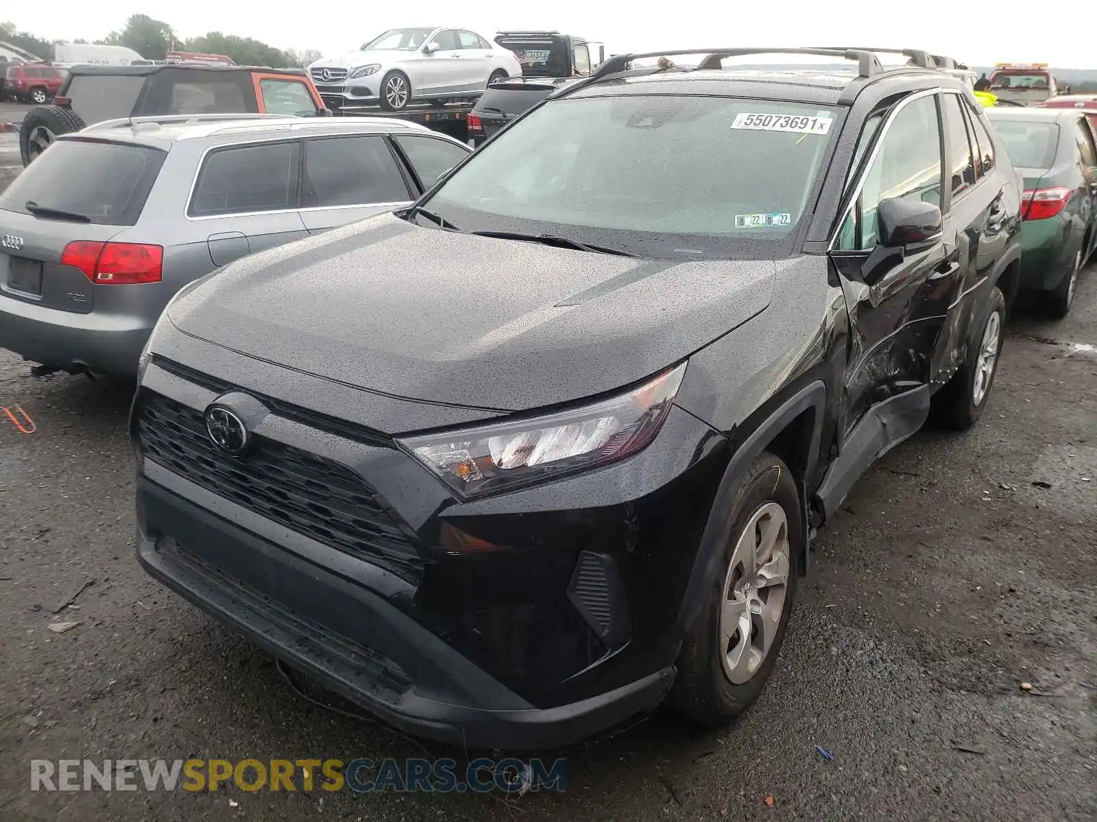2 Photograph of a damaged car 2T3G1RFV8KW034754 TOYOTA RAV4 2019