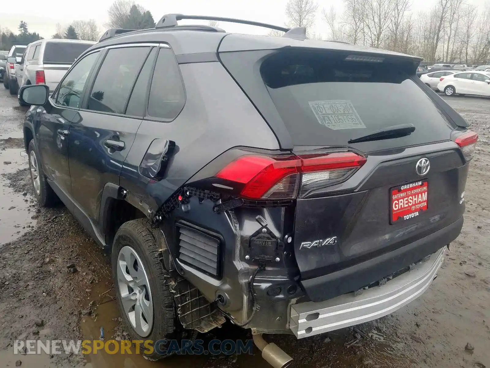 3 Photograph of a damaged car 2T3G1RFV9KC049846 TOYOTA RAV4 2019