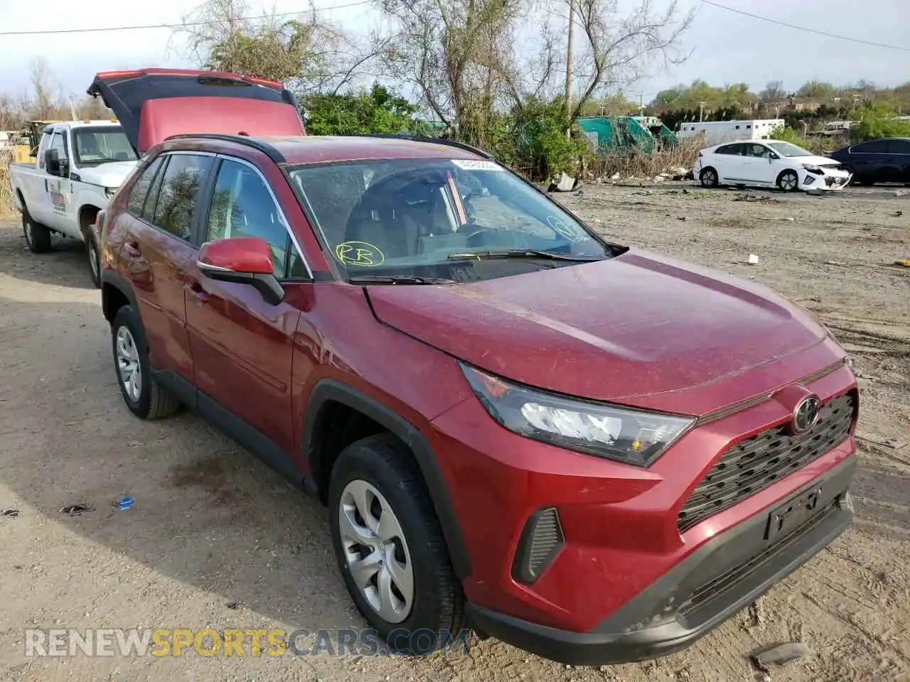 1 Photograph of a damaged car 2T3G1RFVXKW079307 TOYOTA RAV4 2019