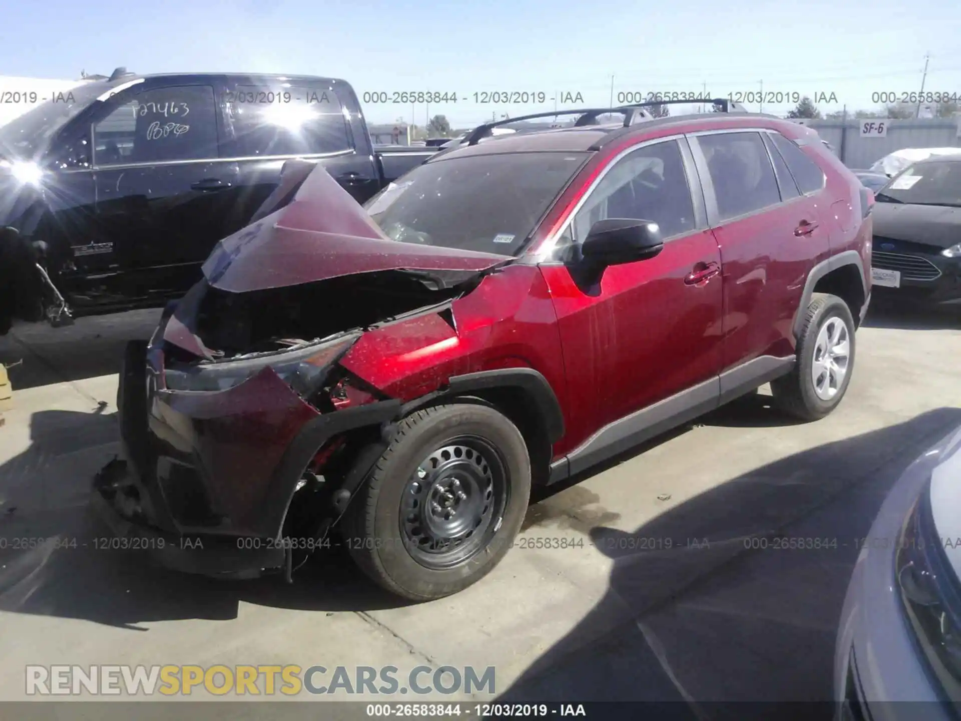 2 Photograph of a damaged car 2T3H1RFV1KC010656 TOYOTA RAV4 2019