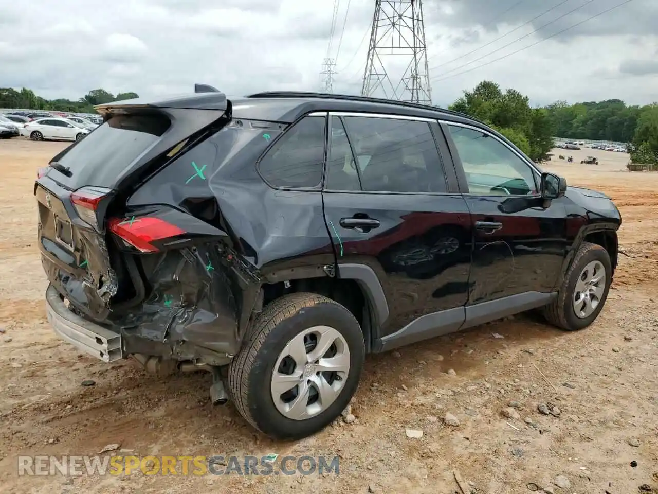 3 Photograph of a damaged car 2T3H1RFV1KC013699 TOYOTA RAV4 2019