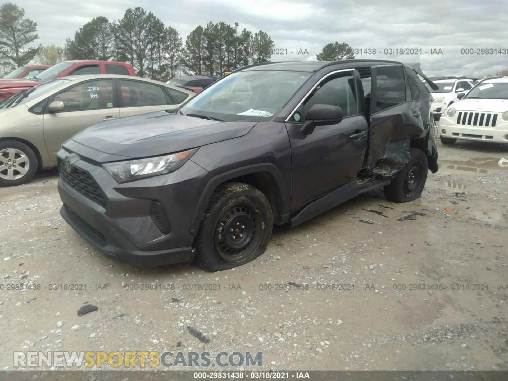 2 Photograph of a damaged car 2T3H1RFV1KW030341 TOYOTA RAV4 2019