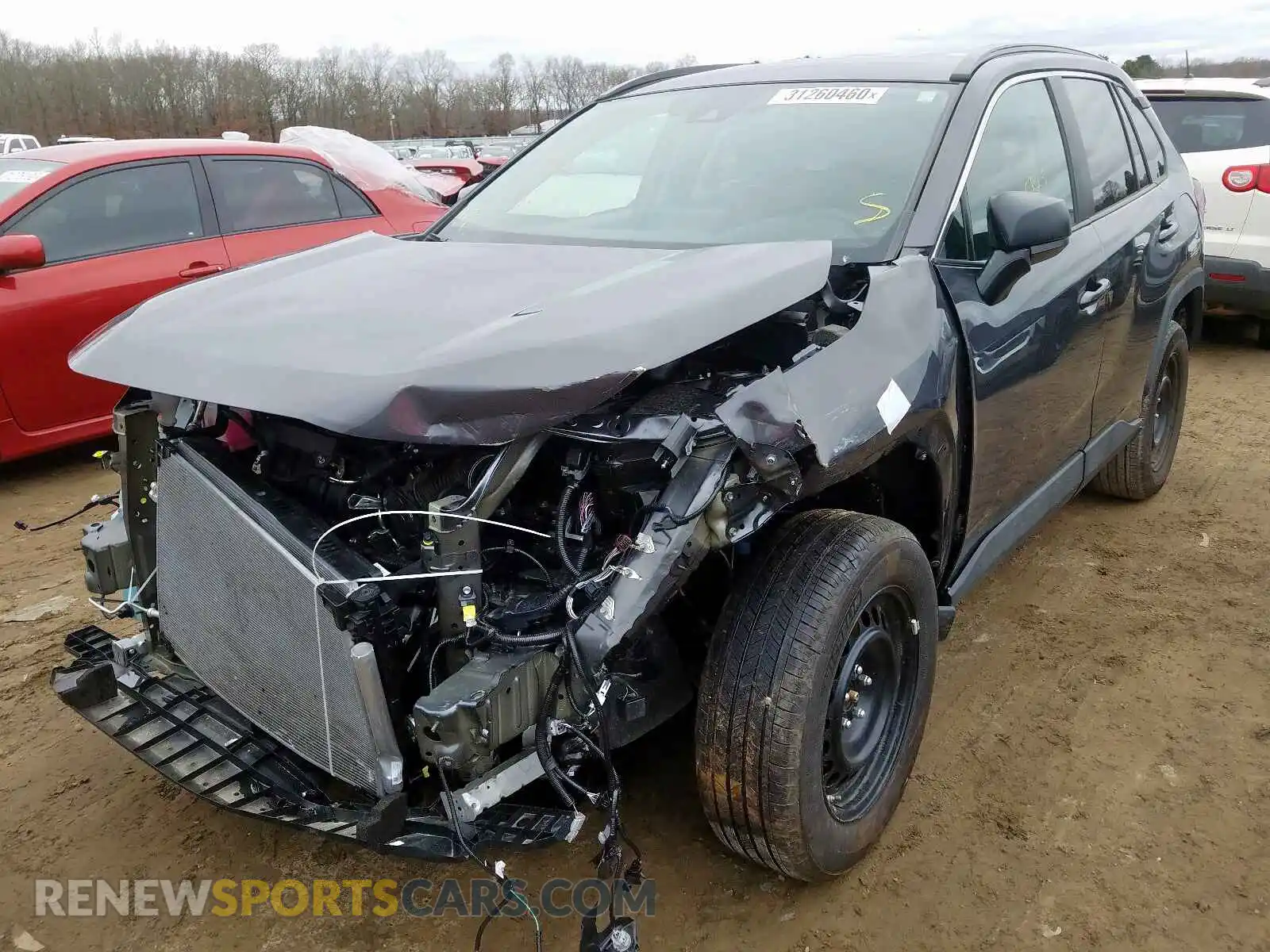 2 Photograph of a damaged car 2T3H1RFV1KW040416 TOYOTA RAV4 2019