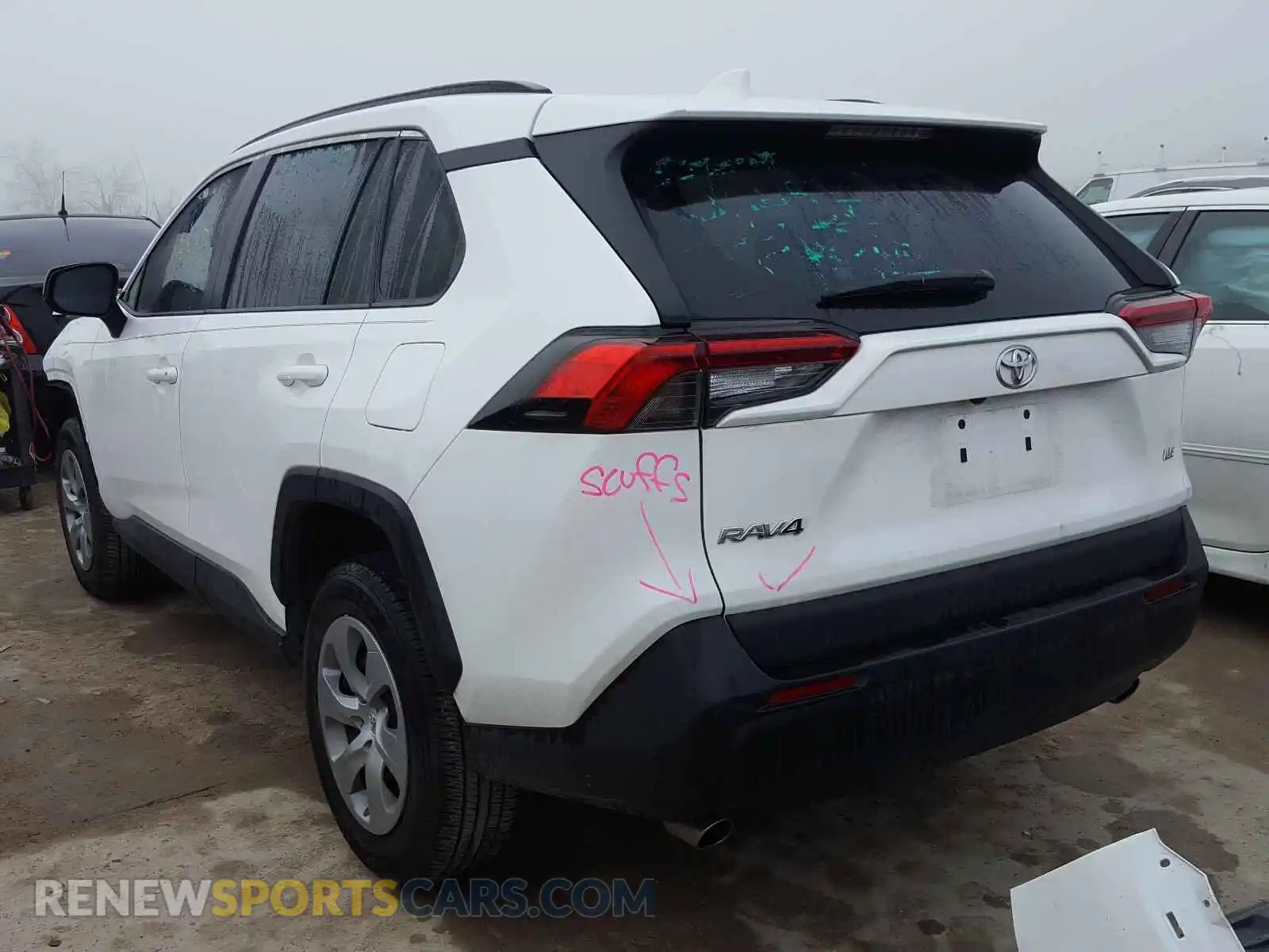 3 Photograph of a damaged car 2T3H1RFV2KC024467 TOYOTA RAV4 2019