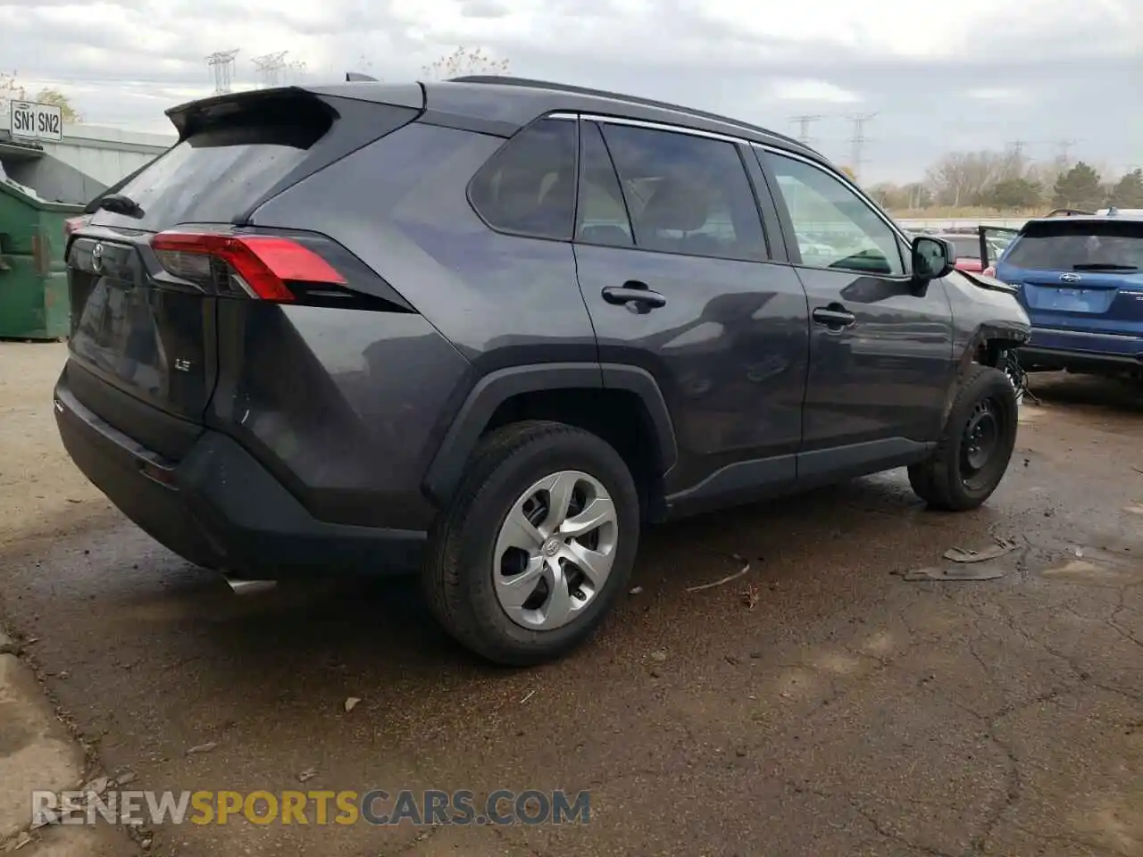 3 Photograph of a damaged car 2T3H1RFV2KW009143 TOYOTA RAV4 2019
