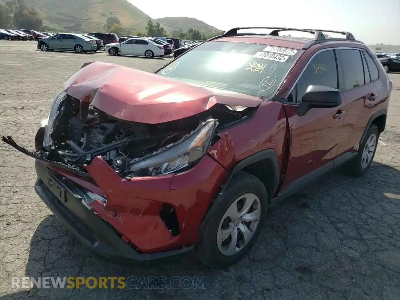2 Photograph of a damaged car 2T3H1RFV3KW007790 TOYOTA RAV4 2019