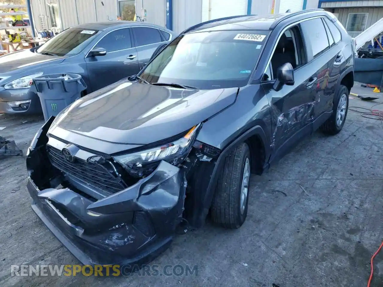 2 Photograph of a damaged car 2T3H1RFV3KW040255 TOYOTA RAV4 2019