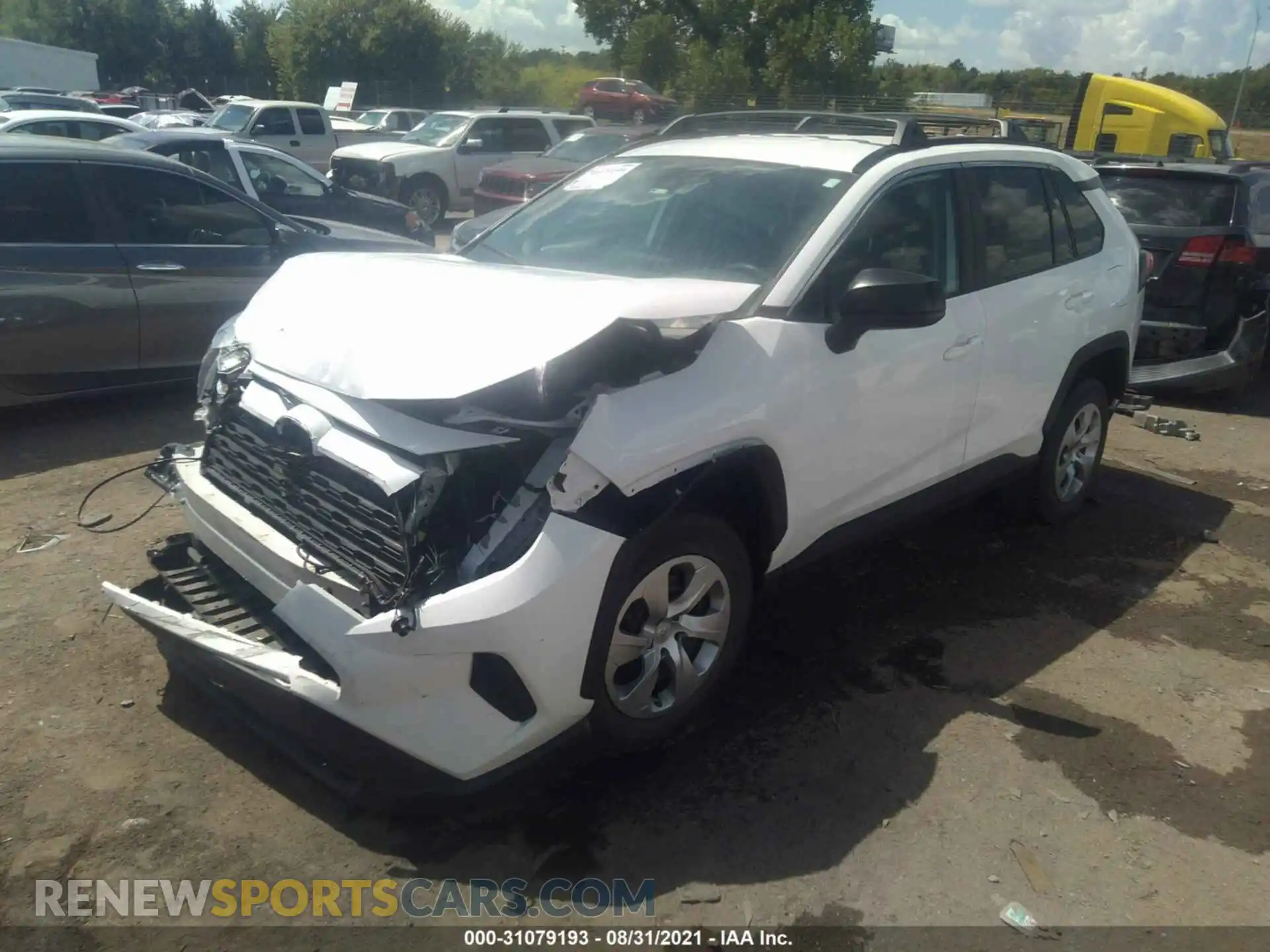 2 Photograph of a damaged car 2T3H1RFV4KC026639 TOYOTA RAV4 2019