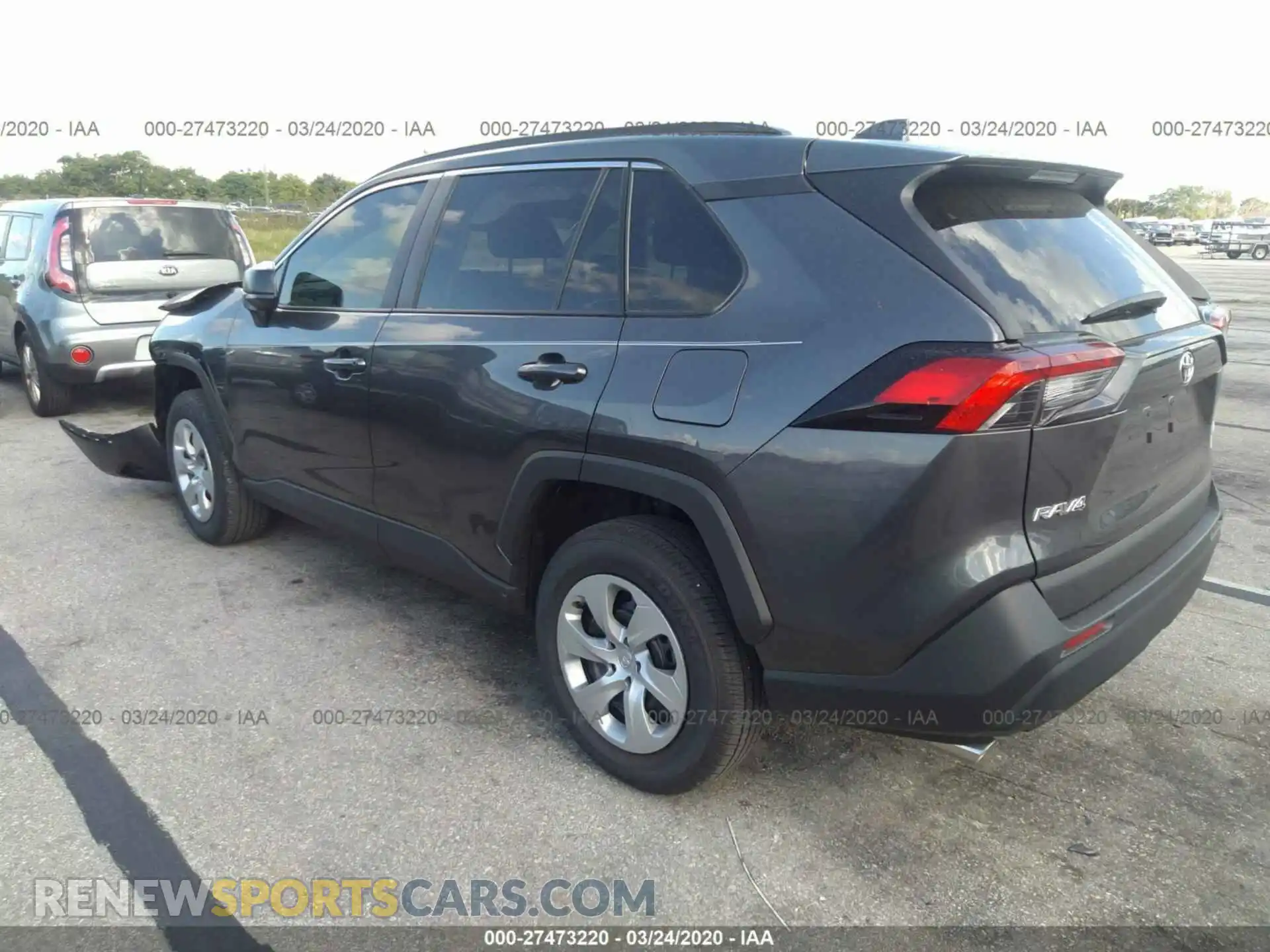 3 Photograph of a damaged car 2T3H1RFV4KC029475 TOYOTA RAV4 2019