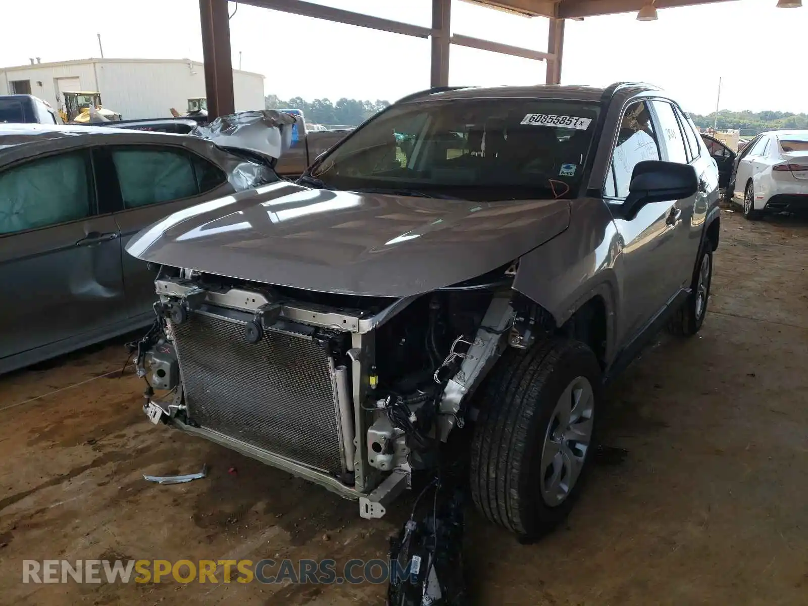 2 Фотография поврежденного автомобиля 2T3H1RFV4KW036313 TOYOTA RAV4 2019
