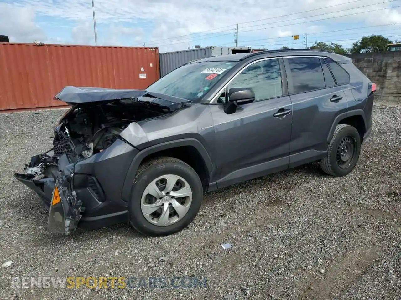 1 Photograph of a damaged car 2T3H1RFV4KW044220 TOYOTA RAV4 2019