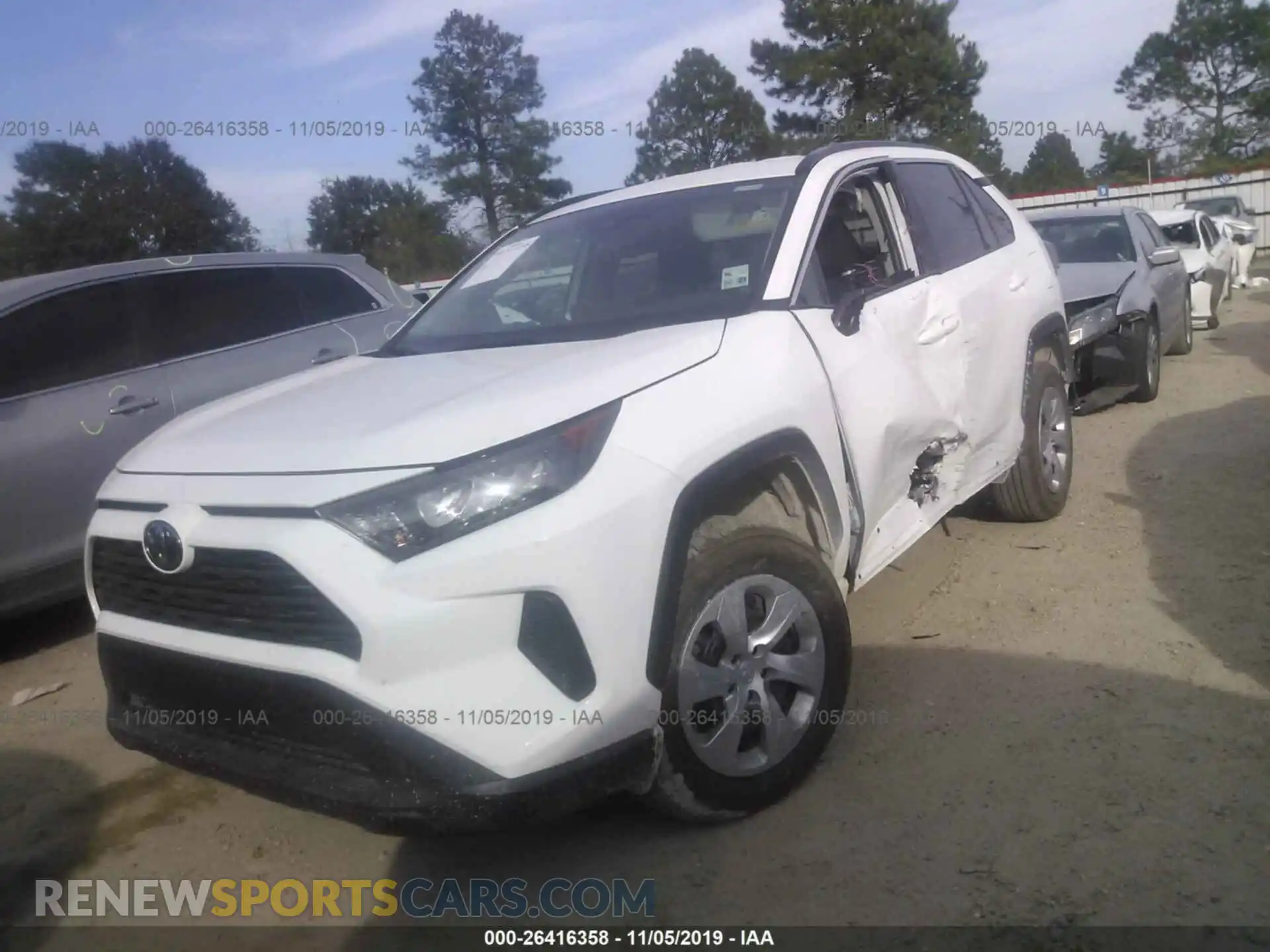 2 Photograph of a damaged car 2T3H1RFV5KW034778 TOYOTA RAV4 2019