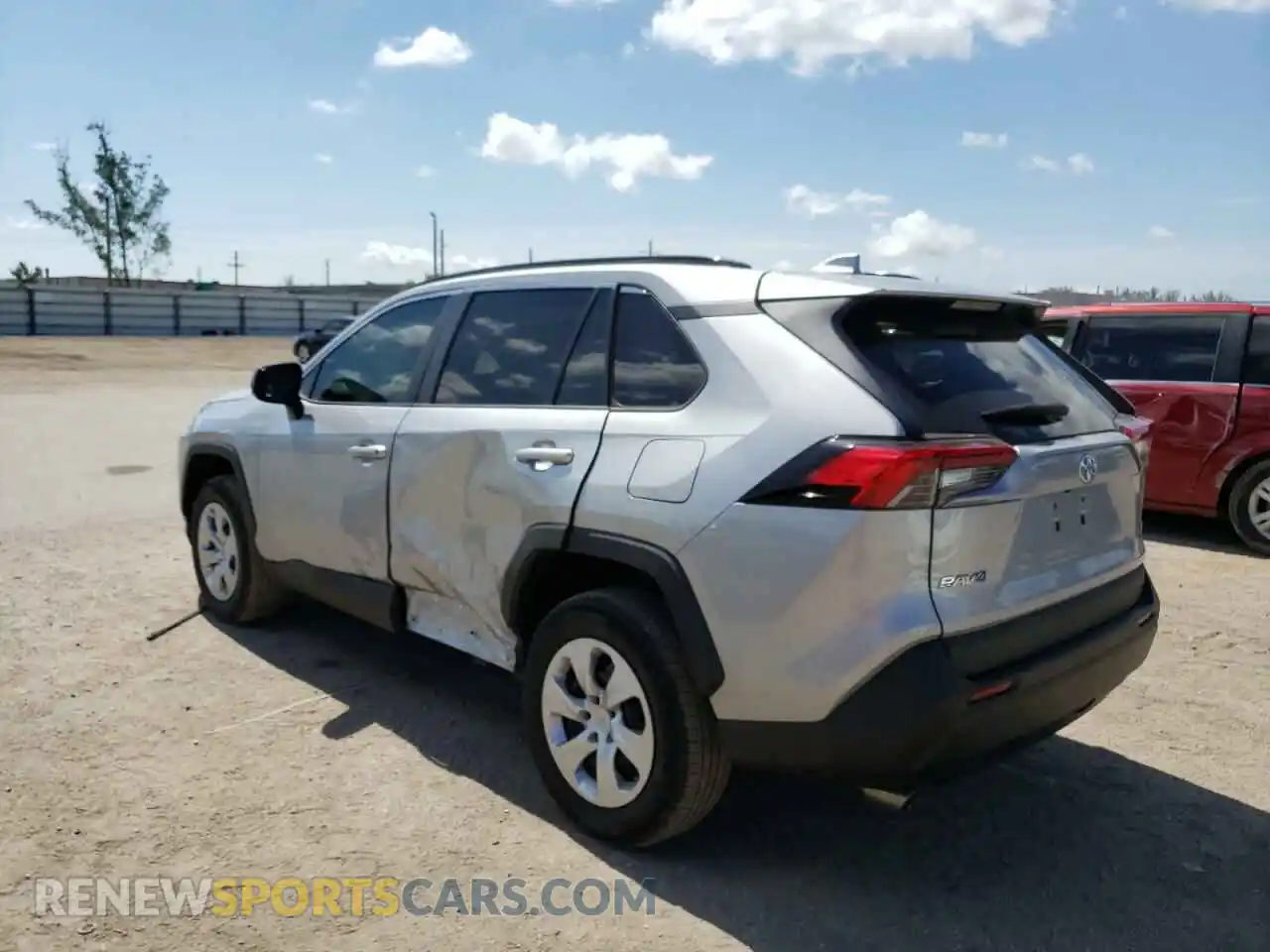 3 Photograph of a damaged car 2T3H1RFV6KW023949 TOYOTA RAV4 2019
