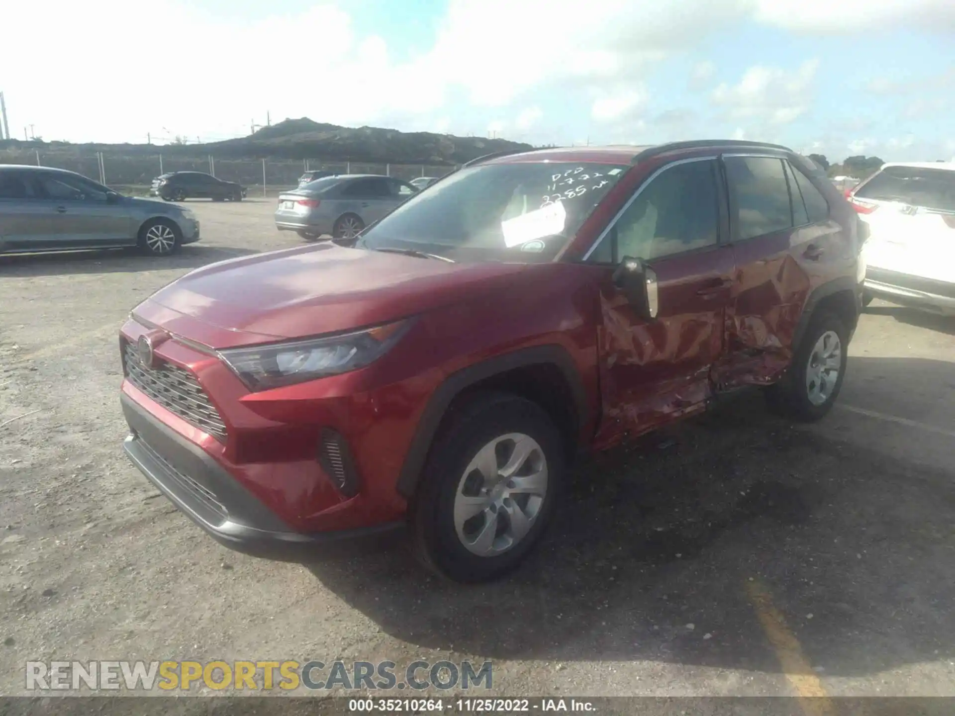 2 Photograph of a damaged car 2T3H1RFV6KW052285 TOYOTA RAV4 2019