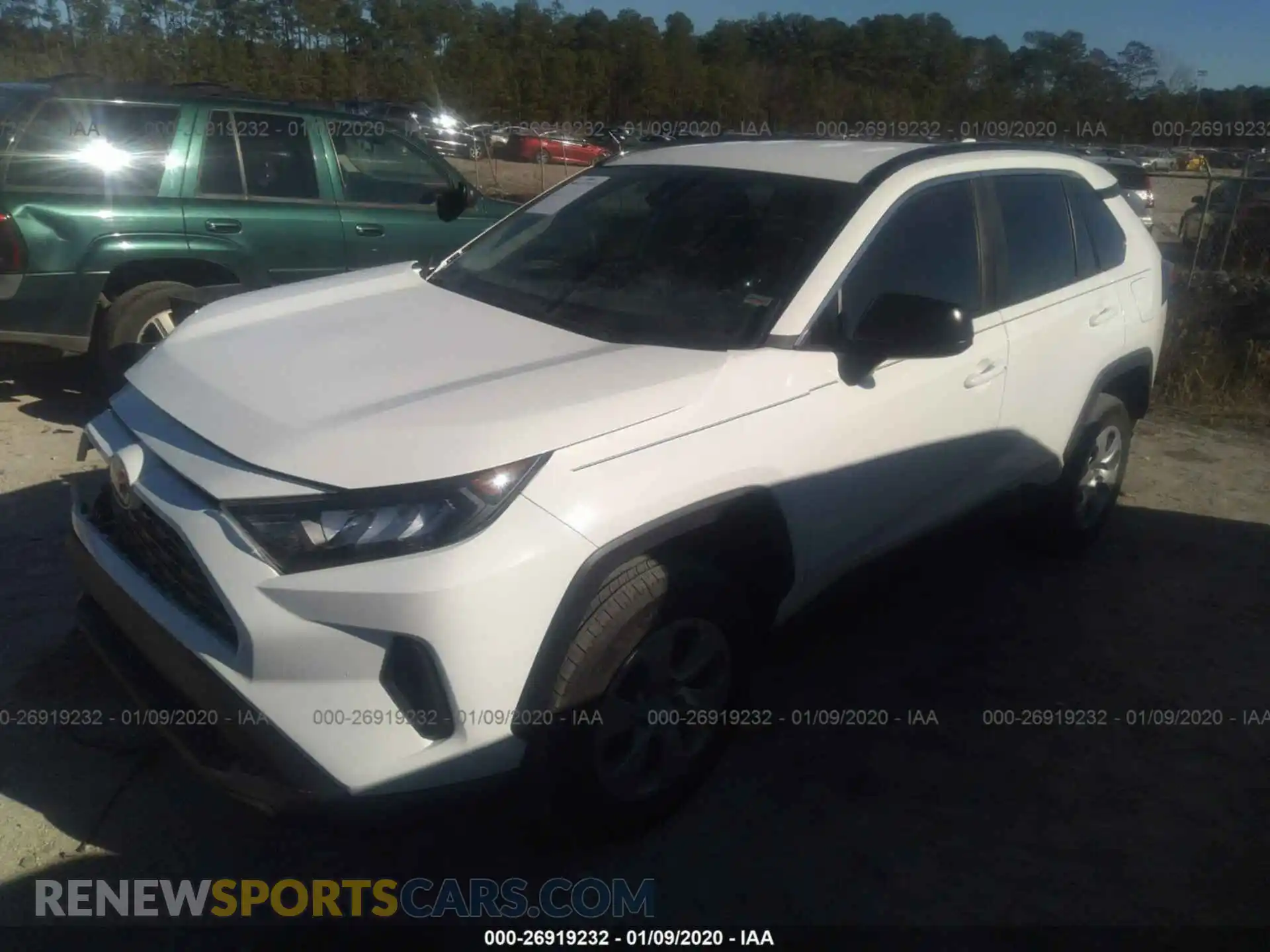 2 Photograph of a damaged car 2T3H1RFV7KC017921 TOYOTA RAV4 2019