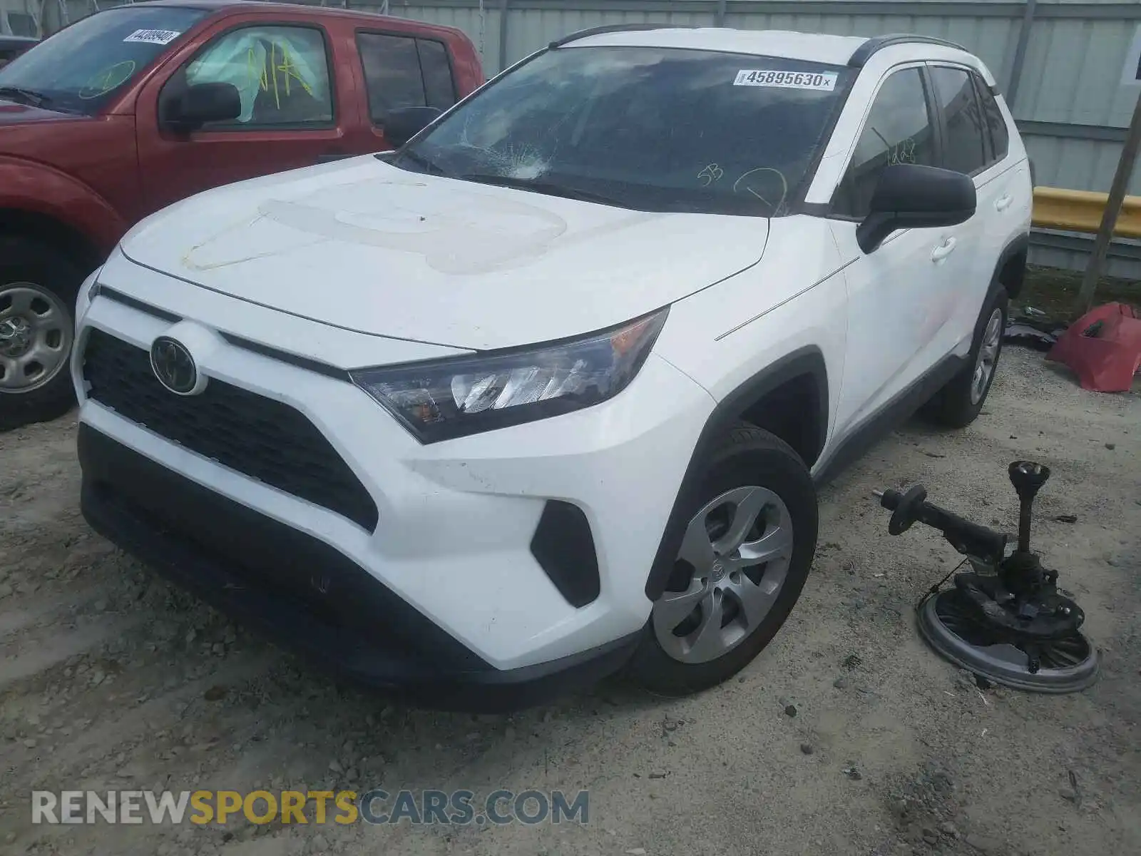2 Photograph of a damaged car 2T3H1RFV7KC019331 TOYOTA RAV4 2019