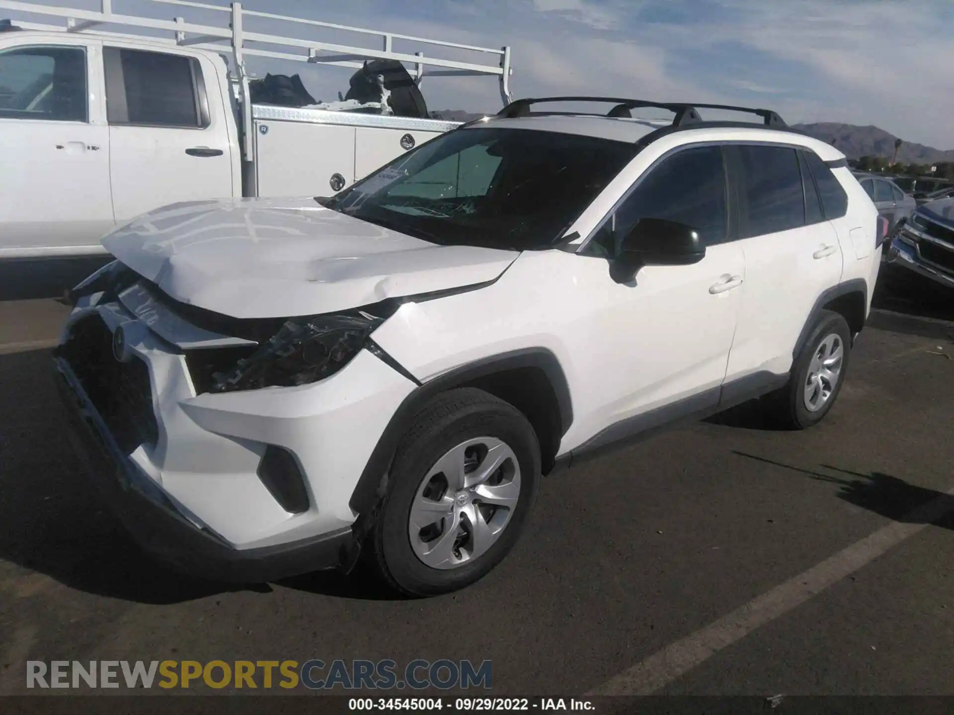 2 Photograph of a damaged car 2T3H1RFV7KC019734 TOYOTA RAV4 2019