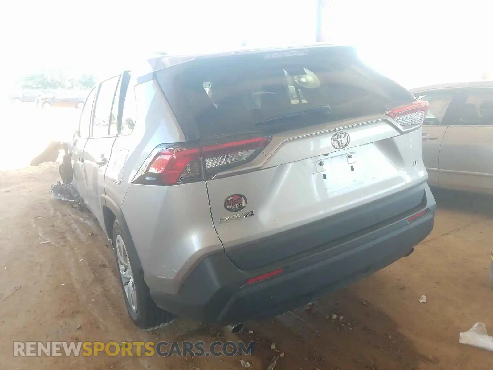 3 Photograph of a damaged car 2T3H1RFV7KC023959 TOYOTA RAV4 2019