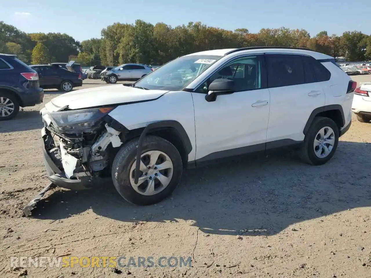 1 Photograph of a damaged car 2T3H1RFV7KC024349 TOYOTA RAV4 2019