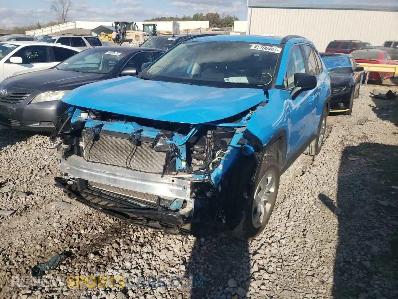 2 fotografías del automóvil dañado 2T3H1RFV7KW046821 TOYOTA RAV4 2019