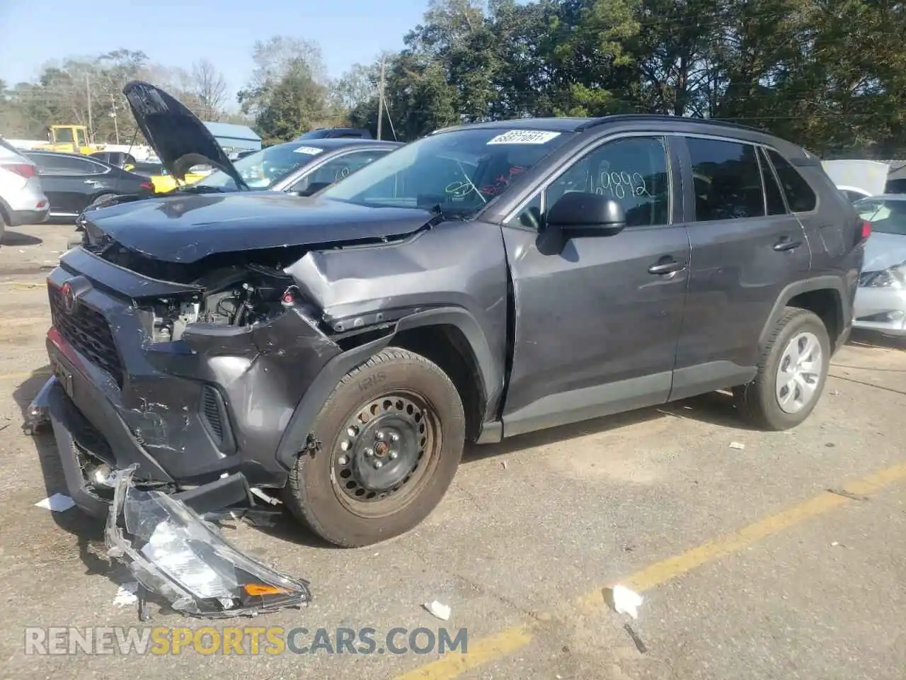 2 Photograph of a damaged car 2T3H1RFV8KW012855 TOYOTA RAV4 2019