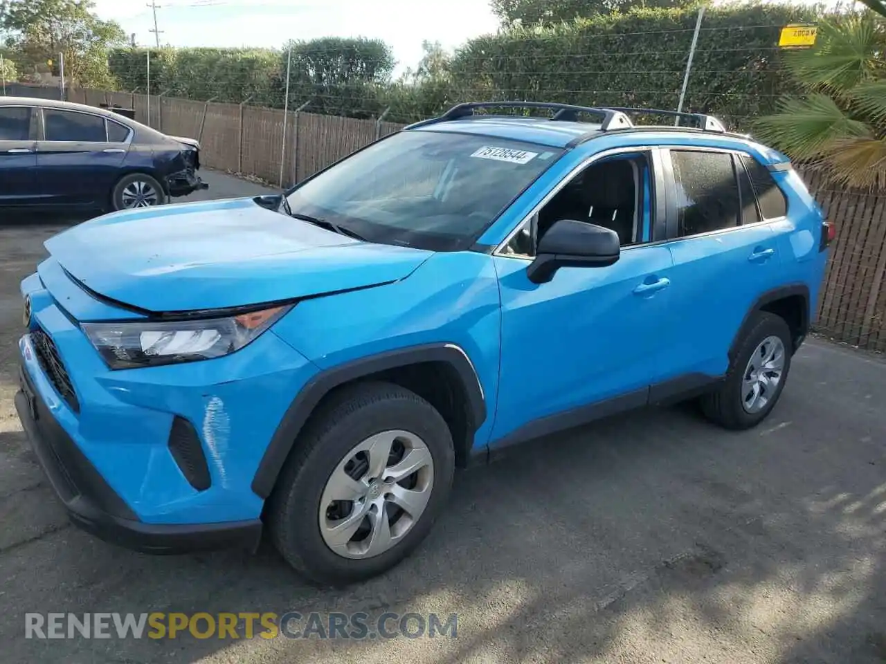 1 Photograph of a damaged car 2T3H1RFV9KW001301 TOYOTA RAV4 2019