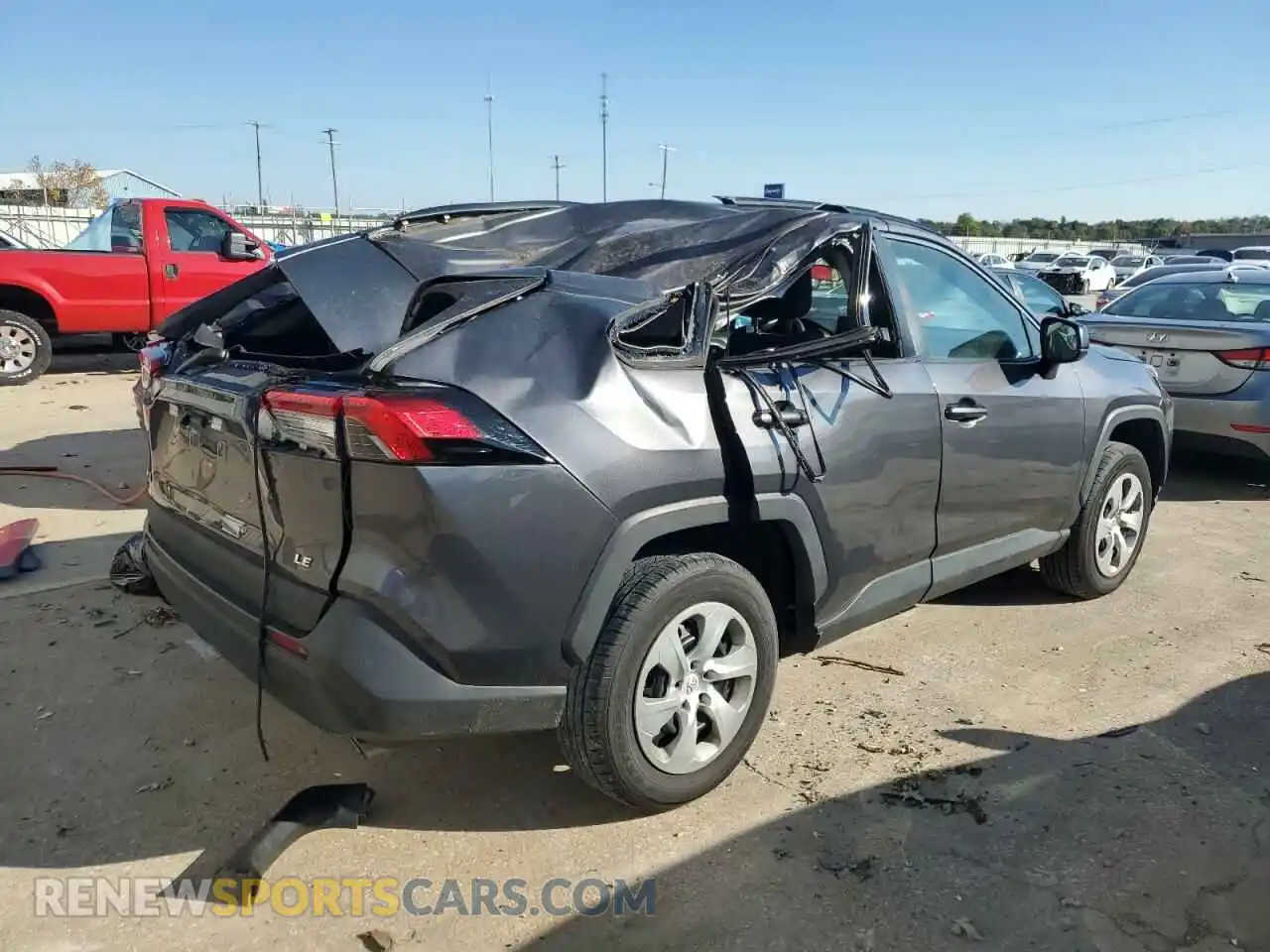 3 fotografías del automóvil dañado 2T3H1RFV9KW001735 TOYOTA RAV4 2019