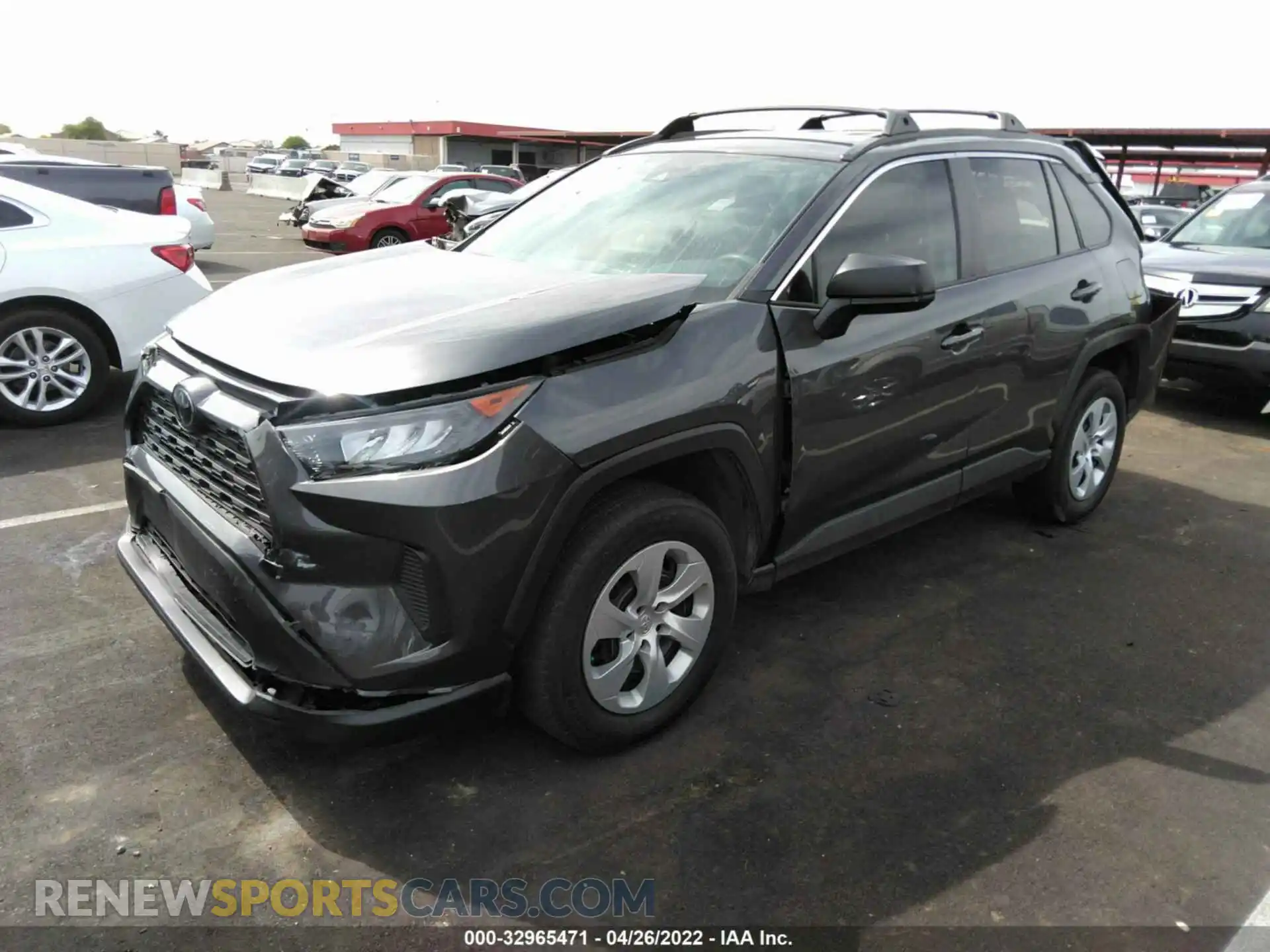 2 Photograph of a damaged car 2T3H1RFV9KW041667 TOYOTA RAV4 2019