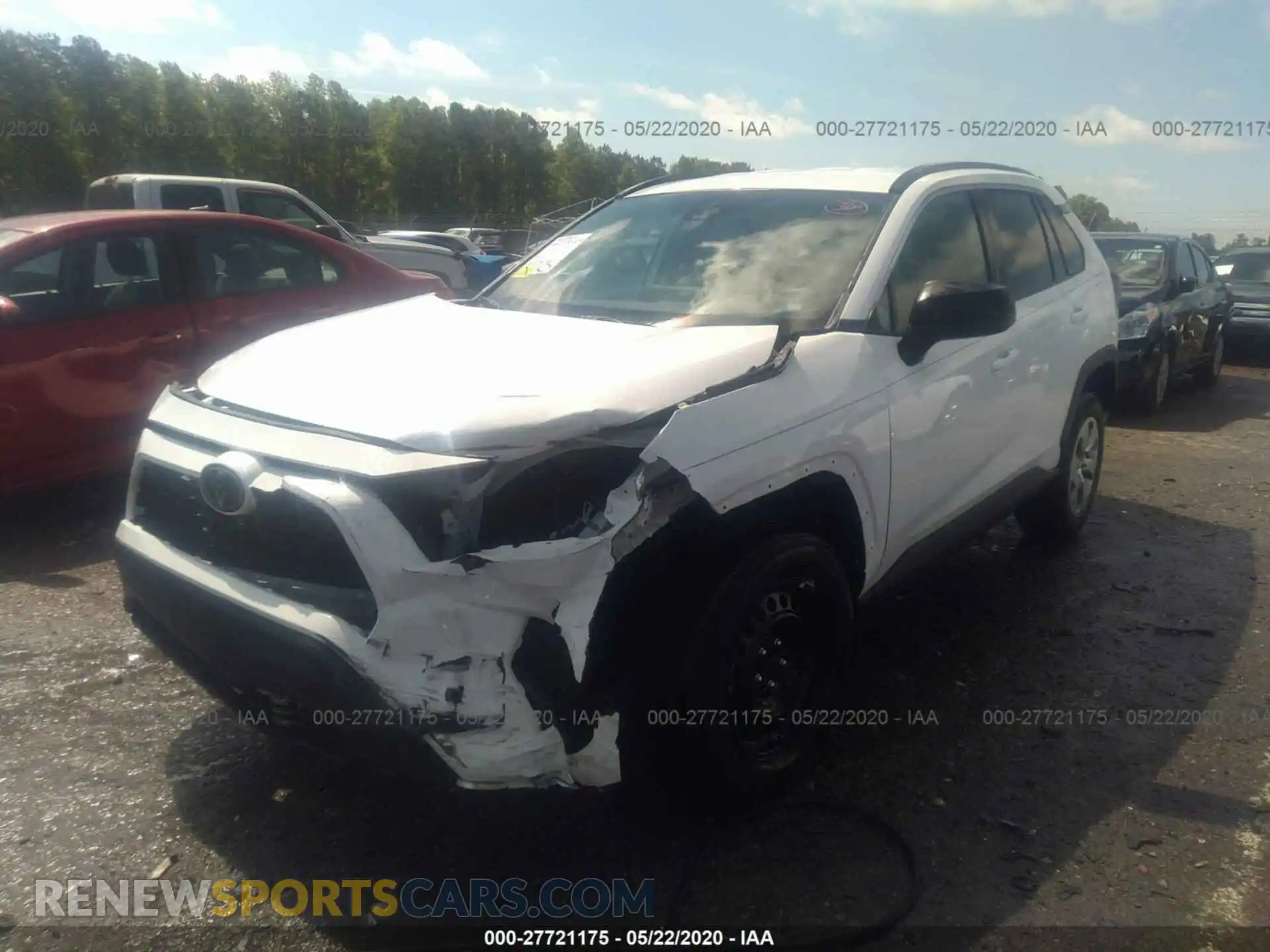 2 Фотография поврежденного автомобиля 2T3H1RFVXKW018401 TOYOTA RAV4 2019