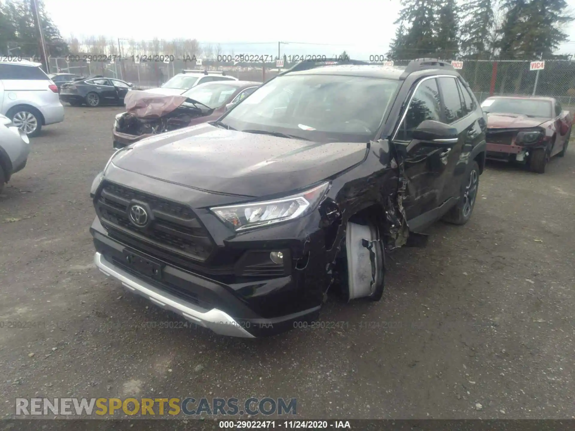 2 Photograph of a damaged car 2T3J1RFV0KC021696 TOYOTA RAV4 2019