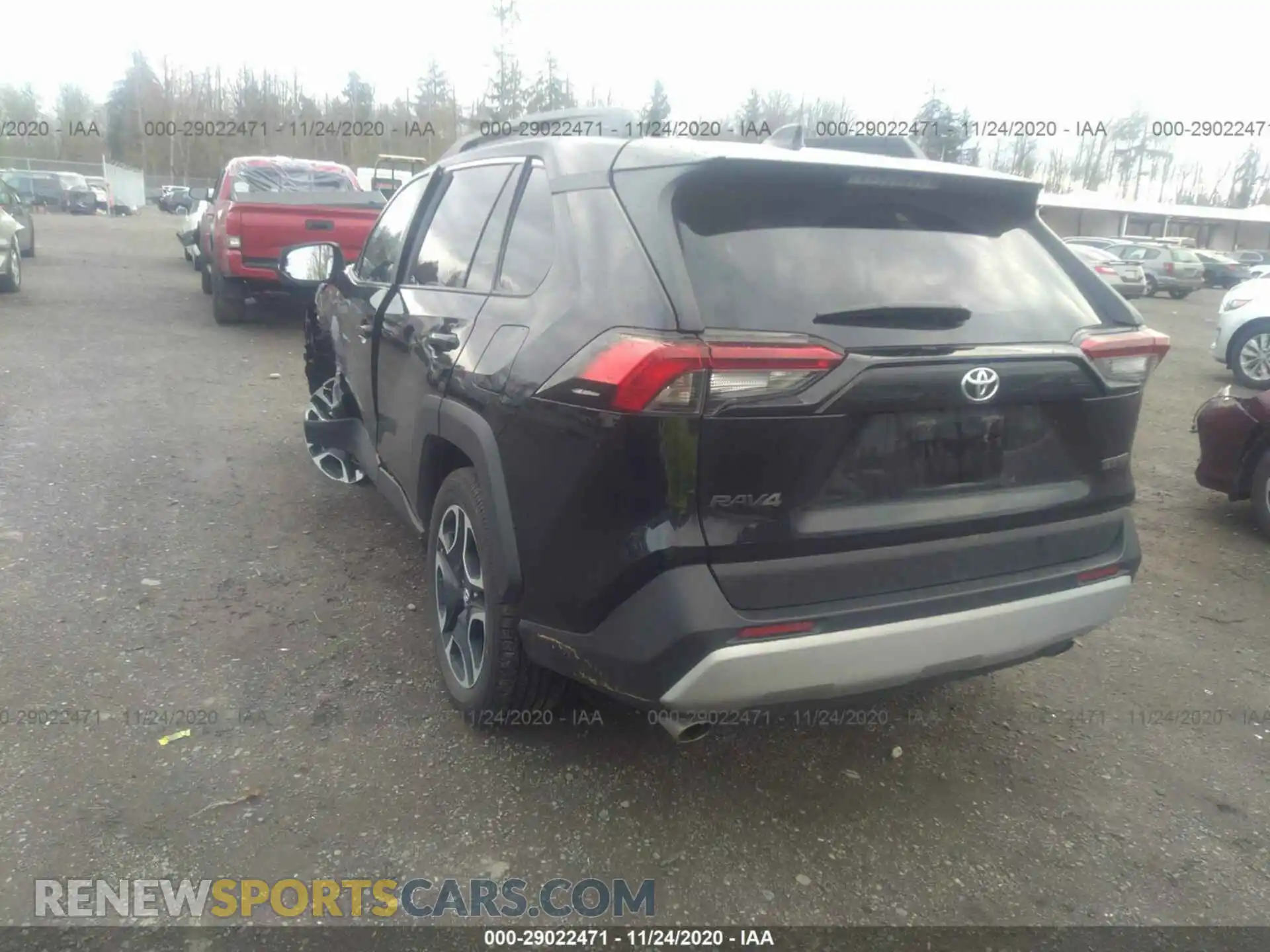 3 Photograph of a damaged car 2T3J1RFV0KC021696 TOYOTA RAV4 2019