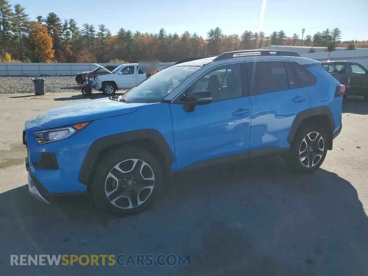 1 Photograph of a damaged car 2T3J1RFV0KC058487 TOYOTA RAV4 2019